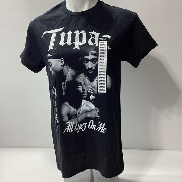Tupac Graphic T-Shirt All Eyez On Me Spencer's Tee NWT Size S - Picture 1 of 6